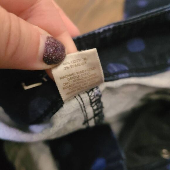 LOFT Modern Skinny Polka Dot Jeans - Picture 5 of 6